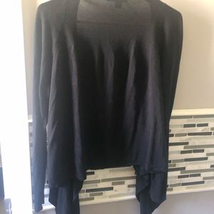 Black loose cardigan